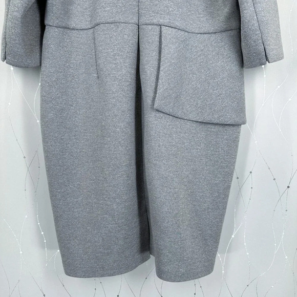 Badgley Mischka Heather Gray Scuba Dress $365 - Picture 12 of 14